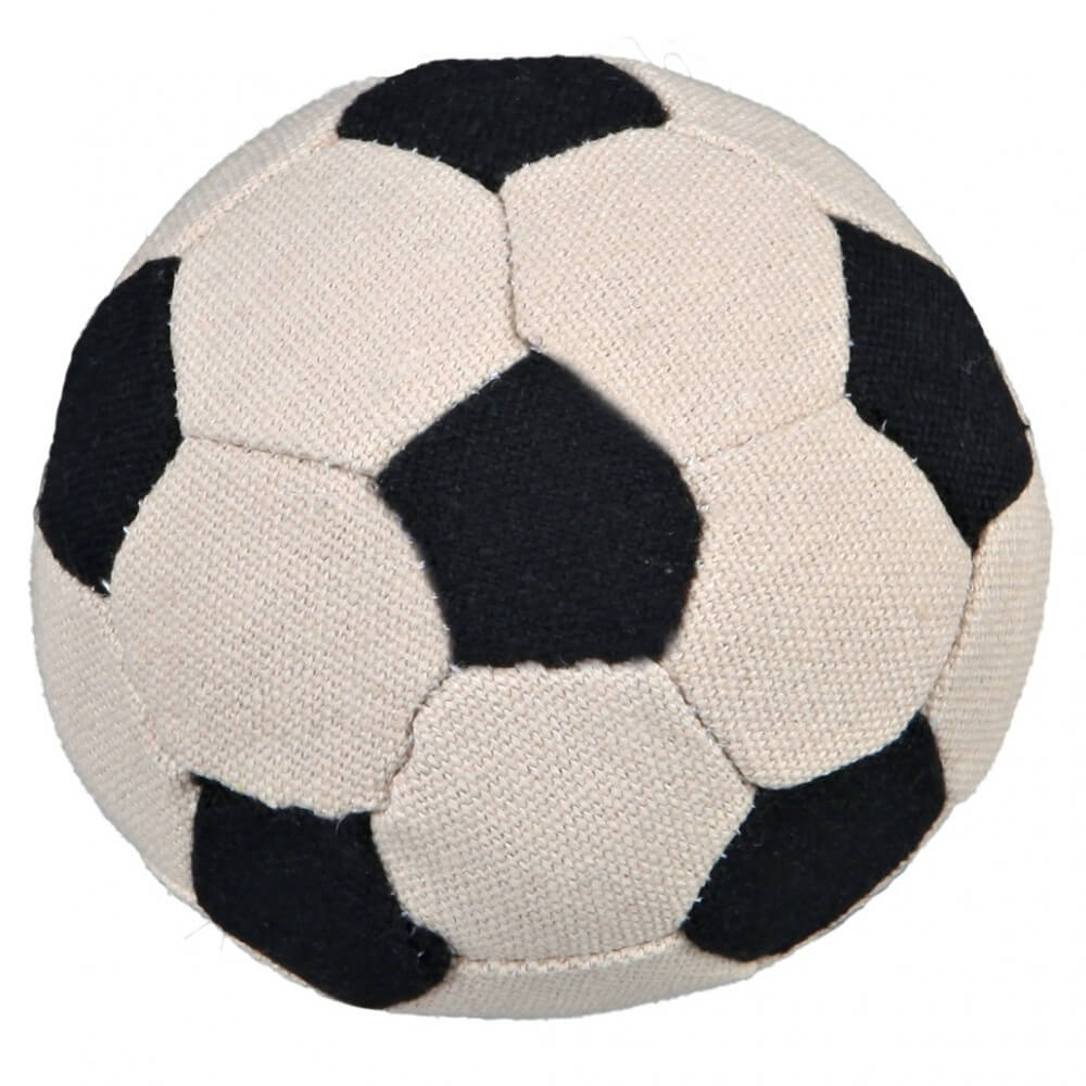 Bola de futebol em tela