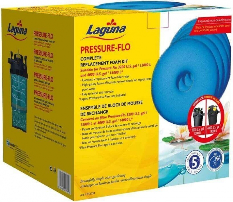 Mousses de rechange pour Laguna Pressure Flo et ClearFlo