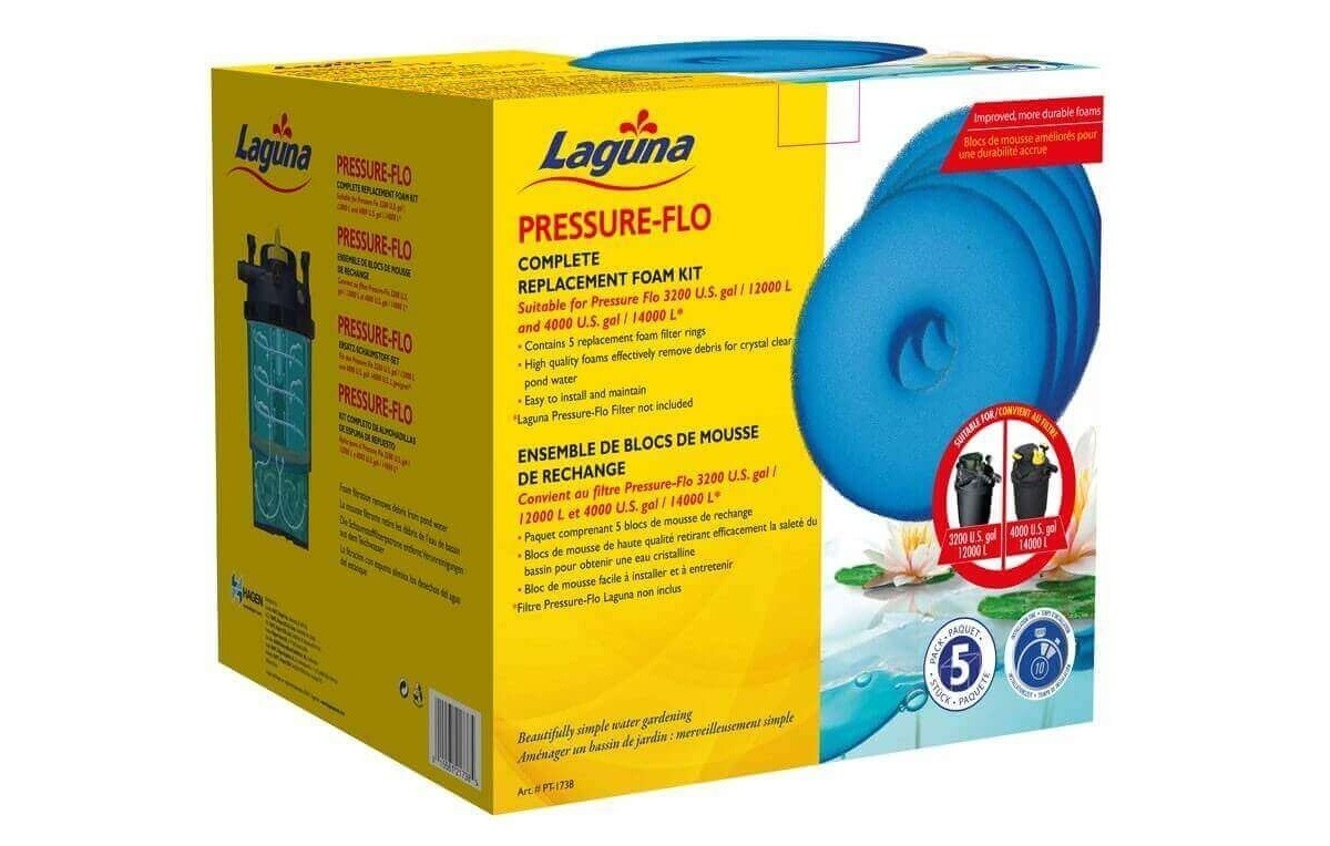 Esponjas de recambio para filtro Pressure Flo LAGUNA