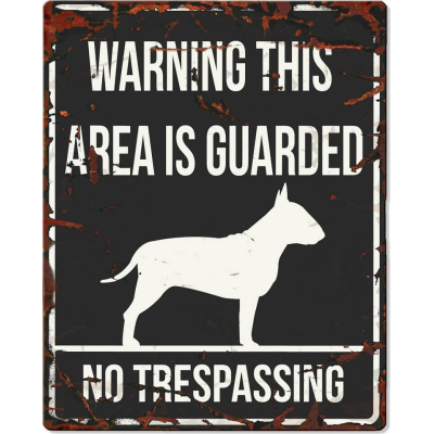 20 x 30 cm Plaque en métal pour chien de course portant lattention au chien modèle 3 