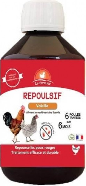 Le Fermier Antipoux Pour Poules Et Volailles Repoulsif 250 Ml