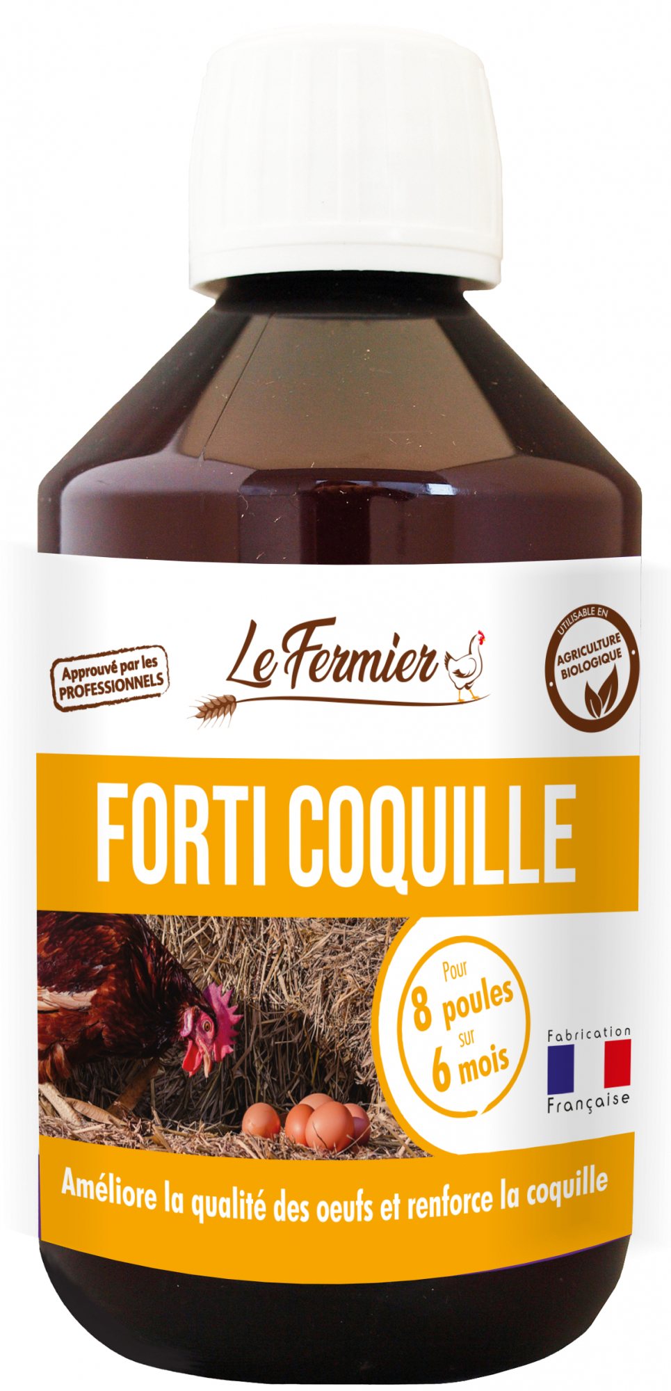 LE FERMIER Forti Coquille 250ml para aves