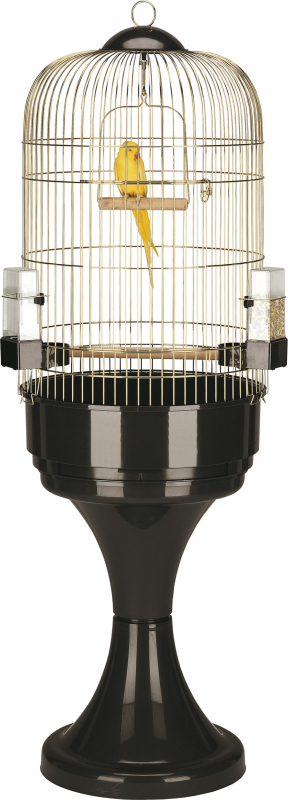 Cage pour perroquet MAX 6 Antique Brass avec support- H165cm