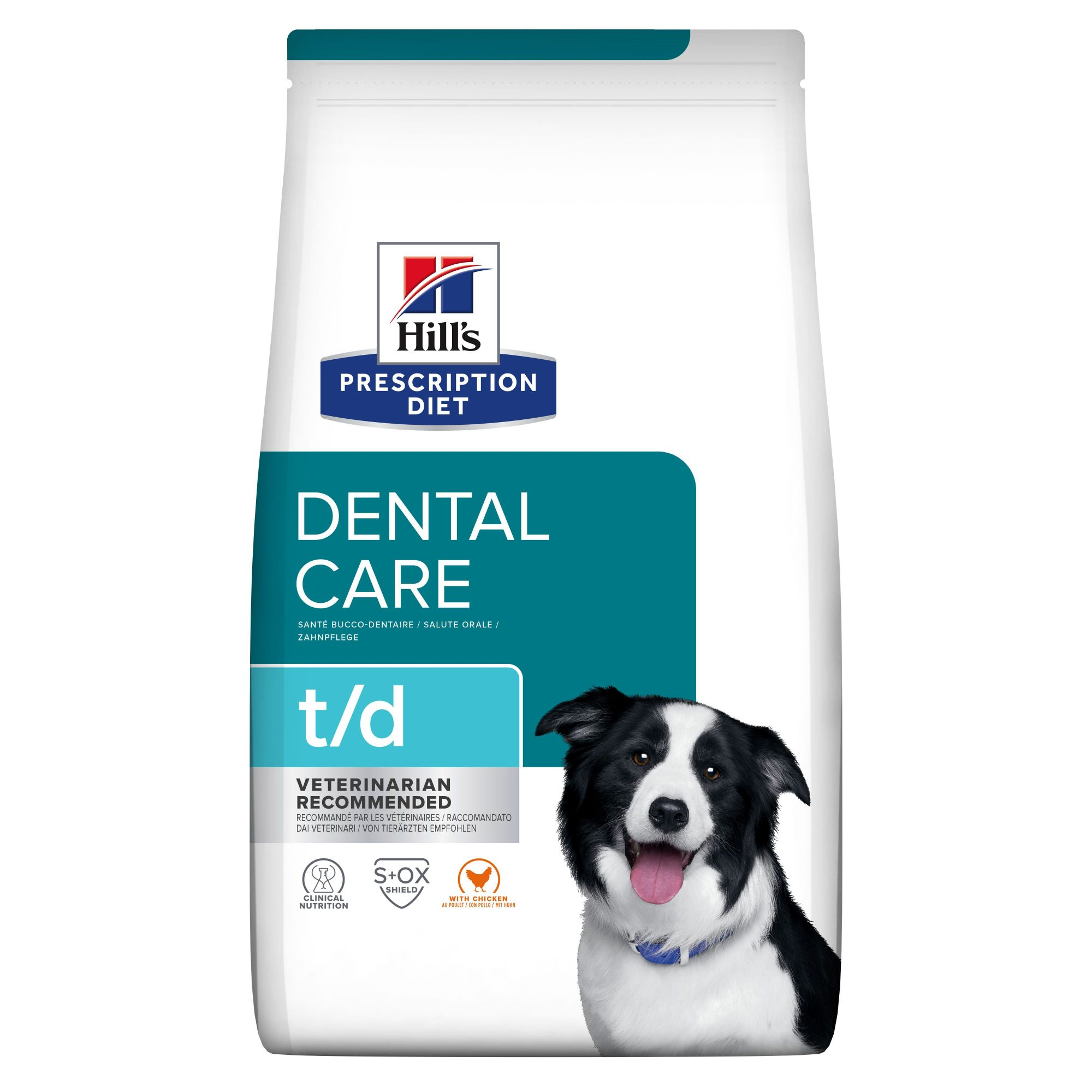 HILL'S Prescription Diet T/D Dental Care croquettes pour chien Adulte