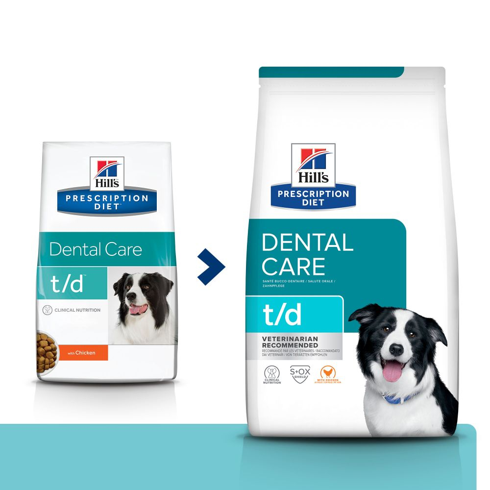 HILL'S Prescription Diet T/D Dental Care - Ração seca para cão adulto