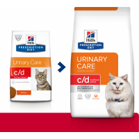 HILL'S Prescription Diet Feline c/d Urinary Stress Multicare Croquettes pour Chat au Poulet