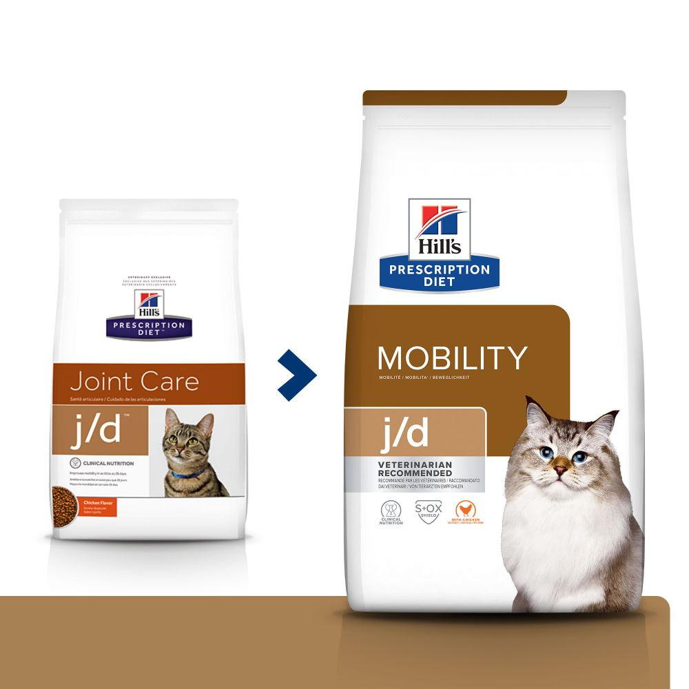 HILL'S Prescription Diet j/d Mobility - Alimento seco de frango para gato