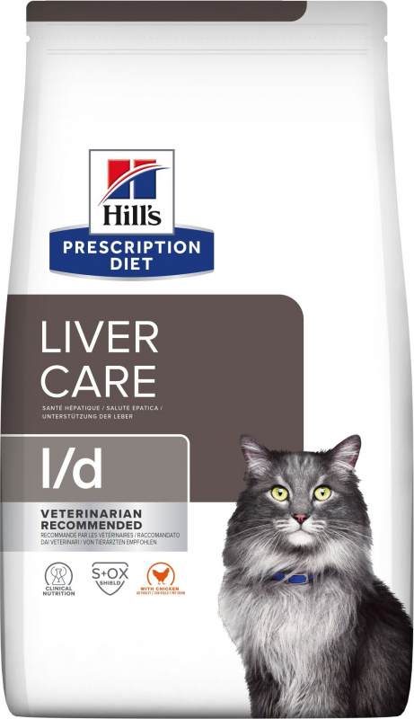Monografía densidad Perenne HILL'S Prescription Diet l/d Liver Pienso para gatos con Pollo