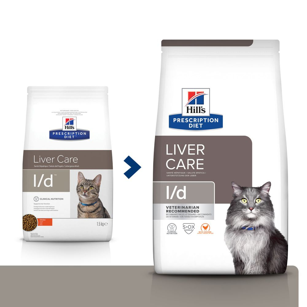 HILL'S Prescription Diet l/d Liver Croquetes para Gato de Frango
