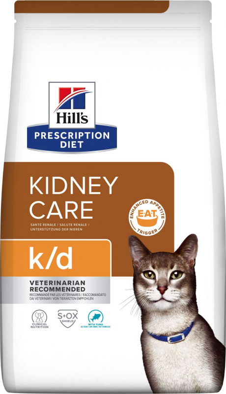HILL'S Prescription Diet k/d Kidney Pienso para gatos pollo o atún