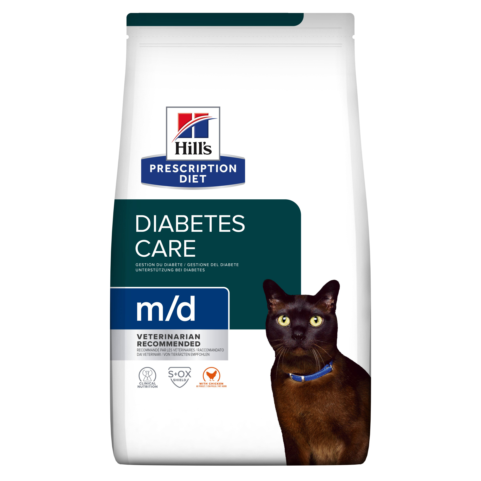 HILL'S Prescription Diet M/D Diabetes & Weight Management für erwachsene Katzen