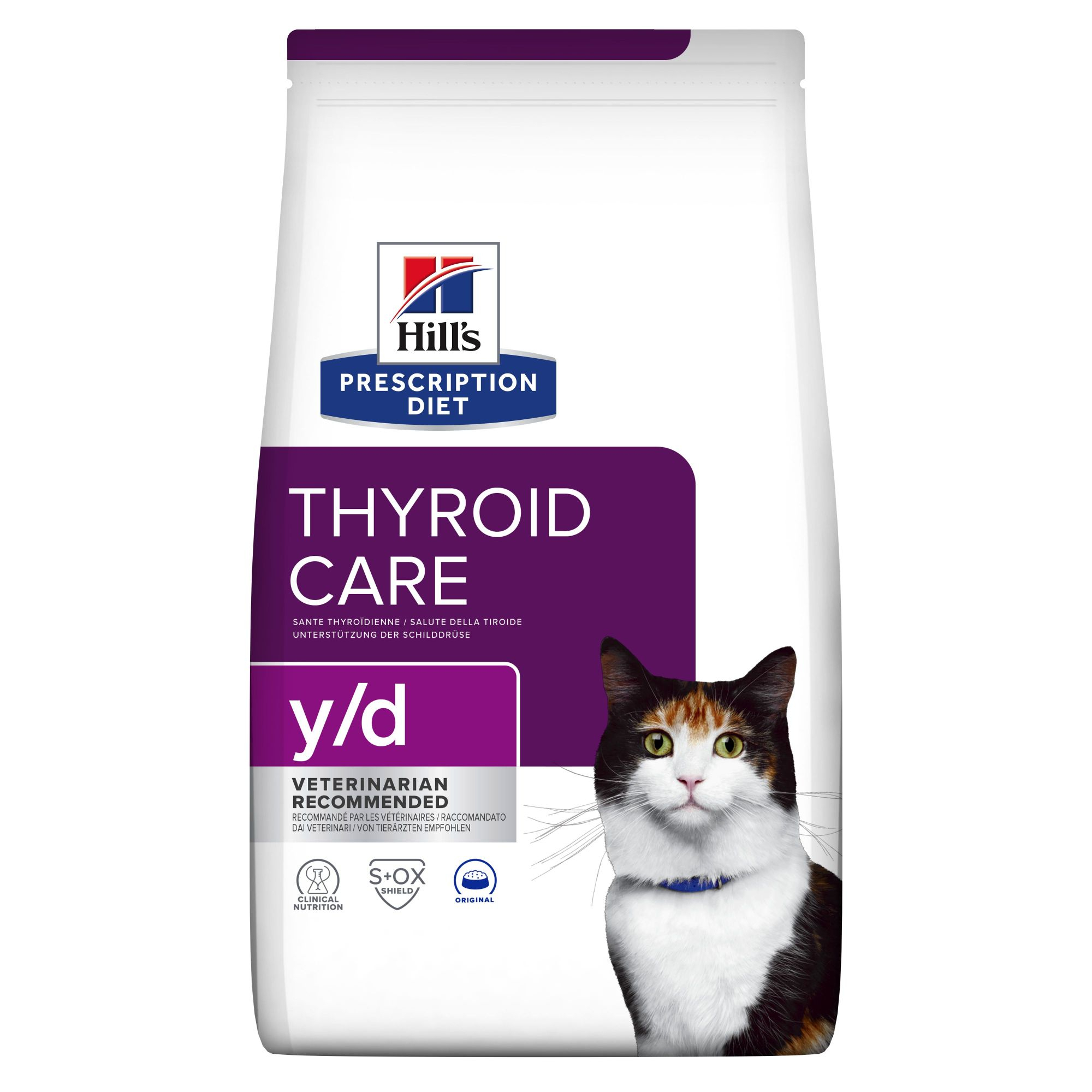 HILL'S Prescription Diet Y/D Thyroid Care per gatti adulti
