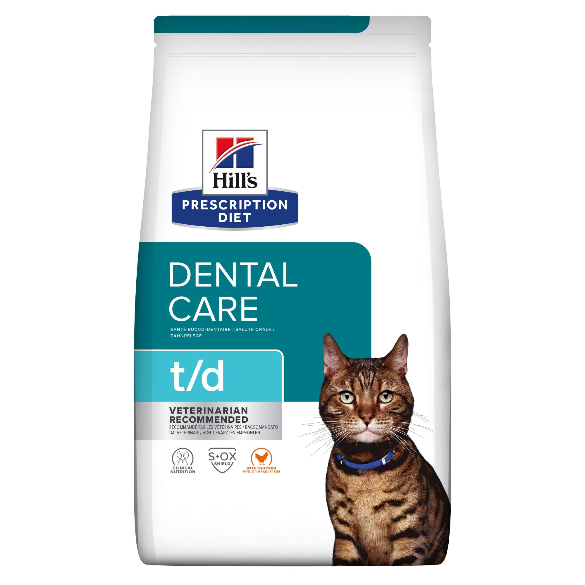 HILL'S Prescription Diet t/d Dental Care para gatos