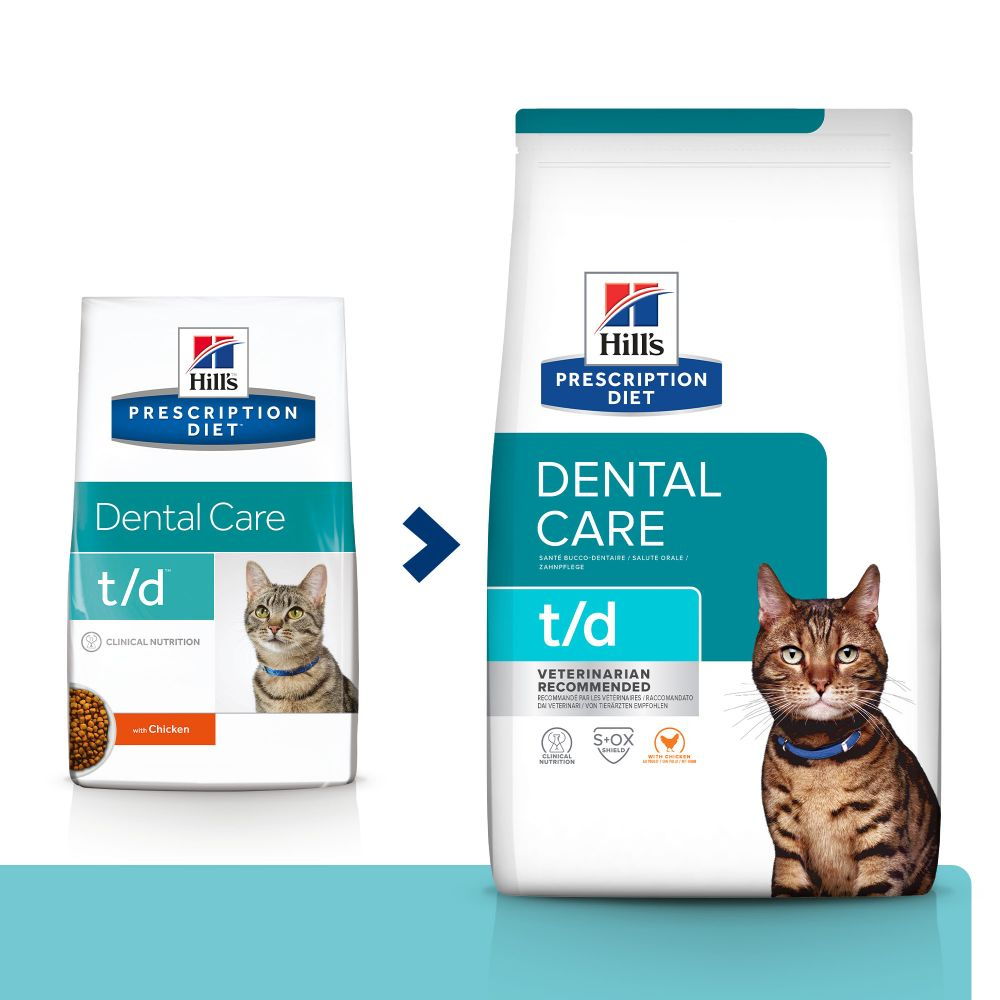 HILL'S Prescription Diet T/D Dental Care per gatti adulti