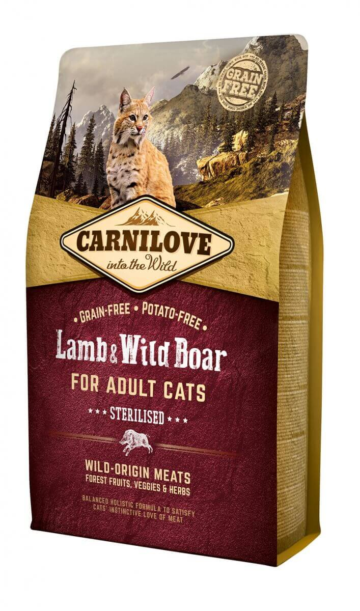 Carnilove Cat Adult Sterilized - Lamb & Wild Board