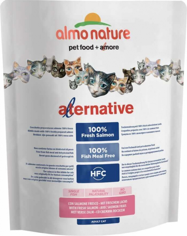 Almo Nature Alternative Dry Saumon Riz Pour Chat Adulte