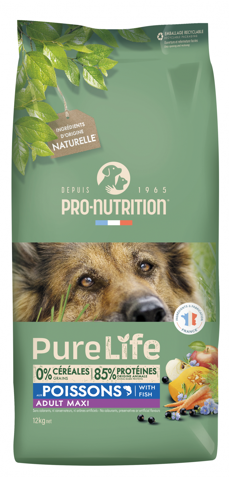 PRO-NUTRITION Flatazor Pure Life Getreidefrei Adult Maxi für Hunde großer Rassen