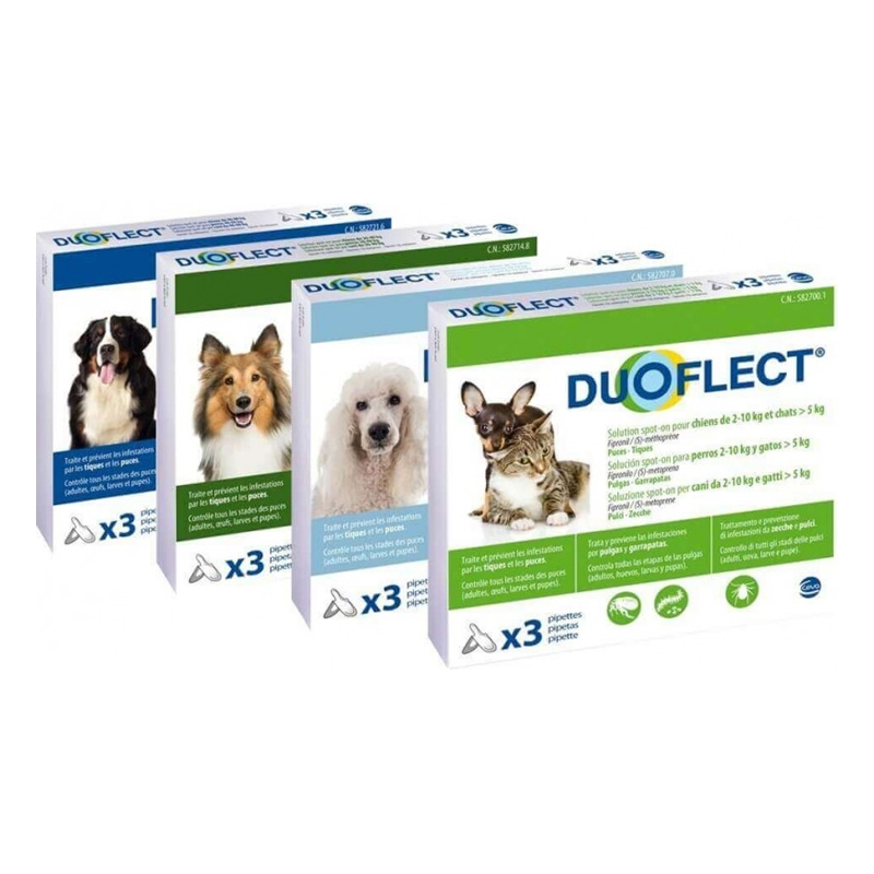 duoflect antiparasitaires chiens caracteristiques