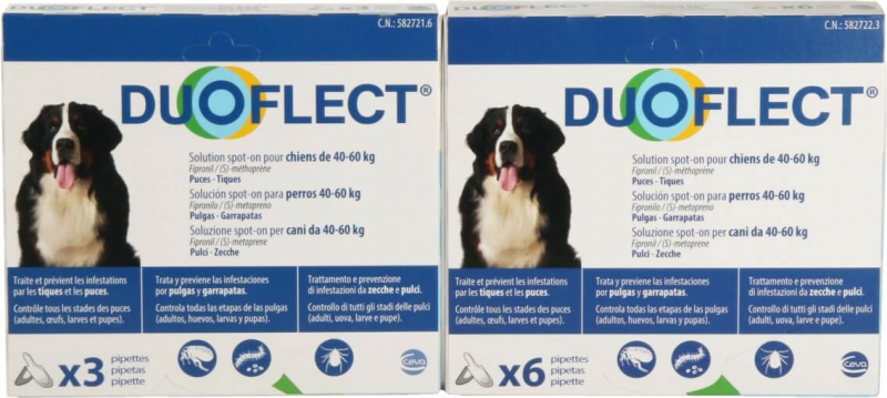 DUOFLECT Pipette antiparassitarie per cani