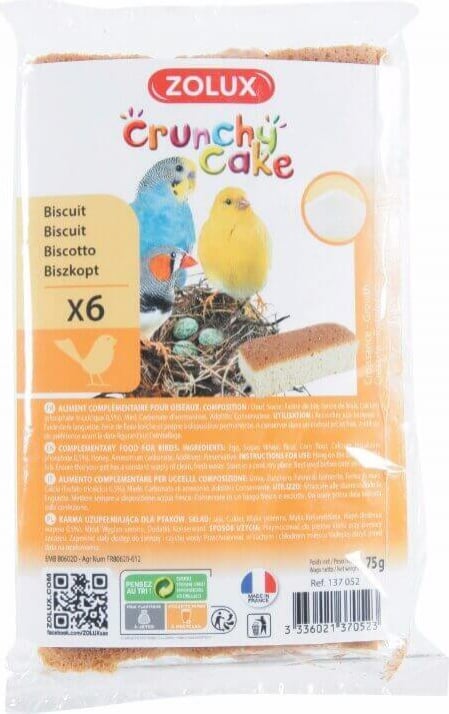 Biscotti Crunchy Cake per uccelli