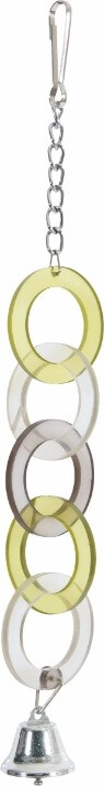 Jouet anneaux en acrylique à suspendre