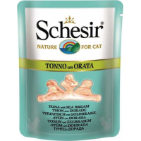 SCHESIR Nature Comida húmeda para gatos Bolsitas de 85gr - 6 recetas