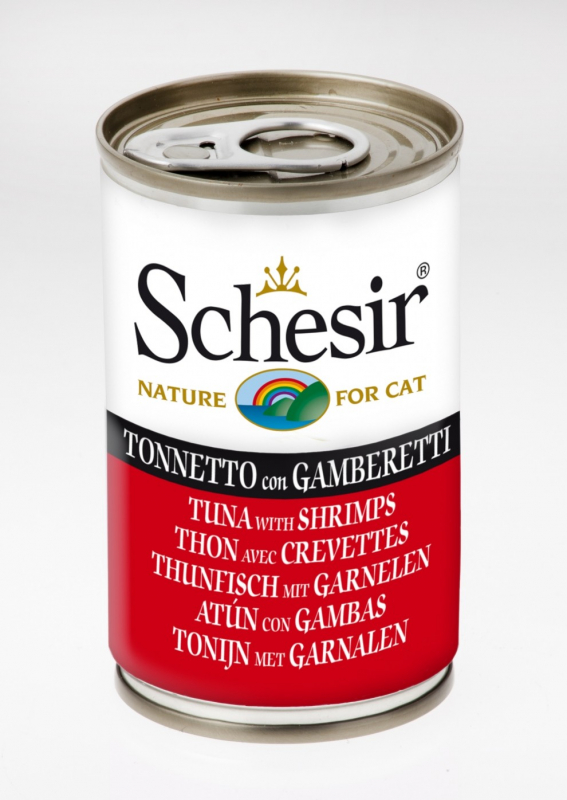 SCHESIR Nature for Cat Latas de 140g Comida húmeda para gatos - 9 recetas