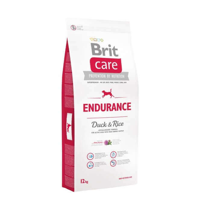 BRIT CARE Duck and Rice Endurance pour Chien Adulte Actif 