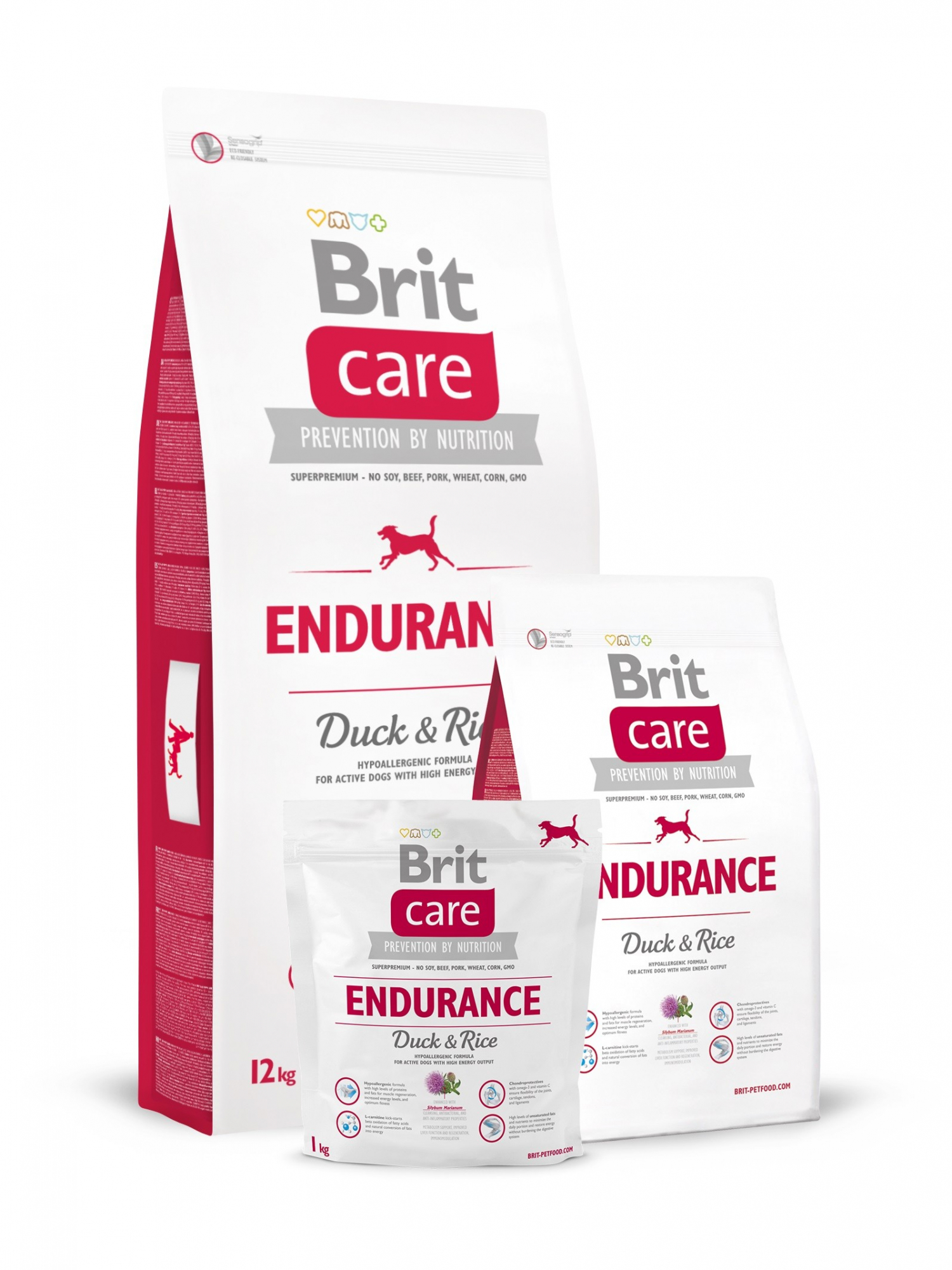 BRIT CARE Duck and Rice Endurance Adult für aktive Hunde