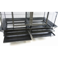 Cage double pour grand perroquet Zolia Gabon - H 178 cm