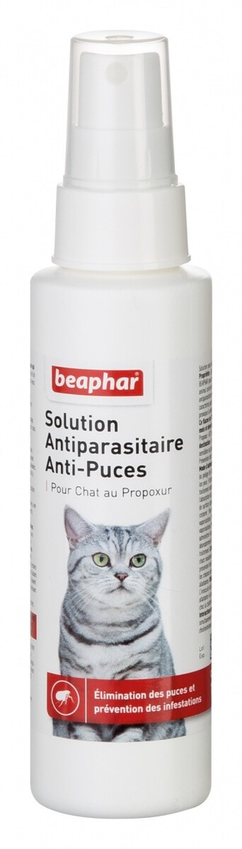 Beaphar solução antiparasitária anti-pulgas para gatos com propoxur