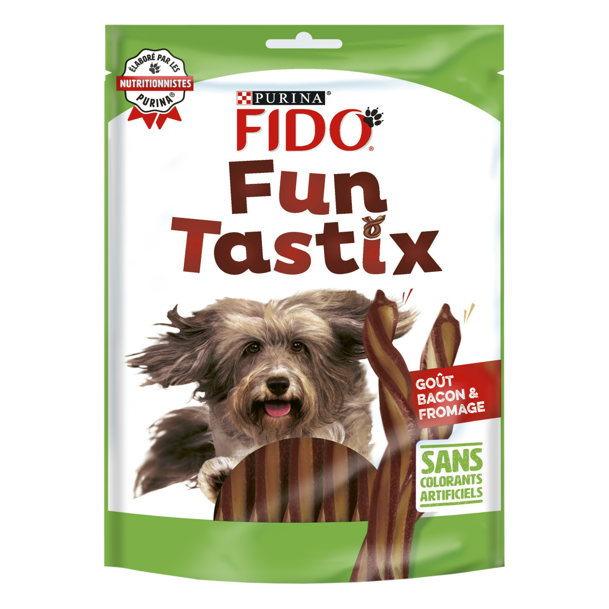FIDO FunTastix sabor de bacon e queijo