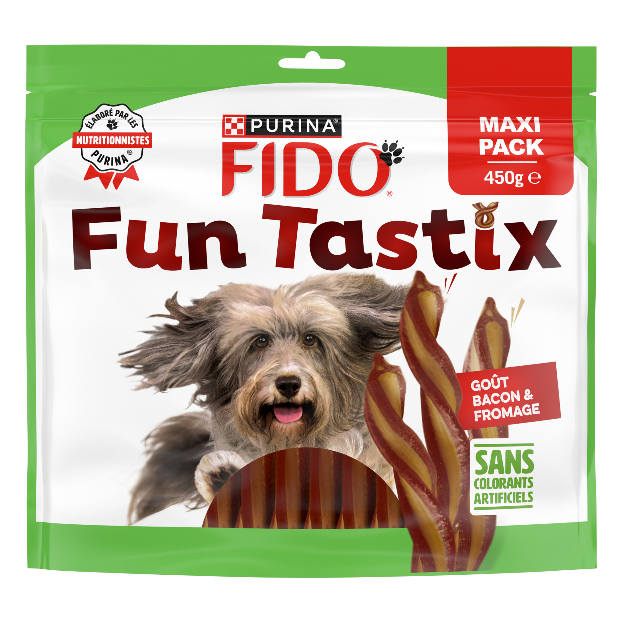 FIDO FunTastix sabor de bacon e queijo