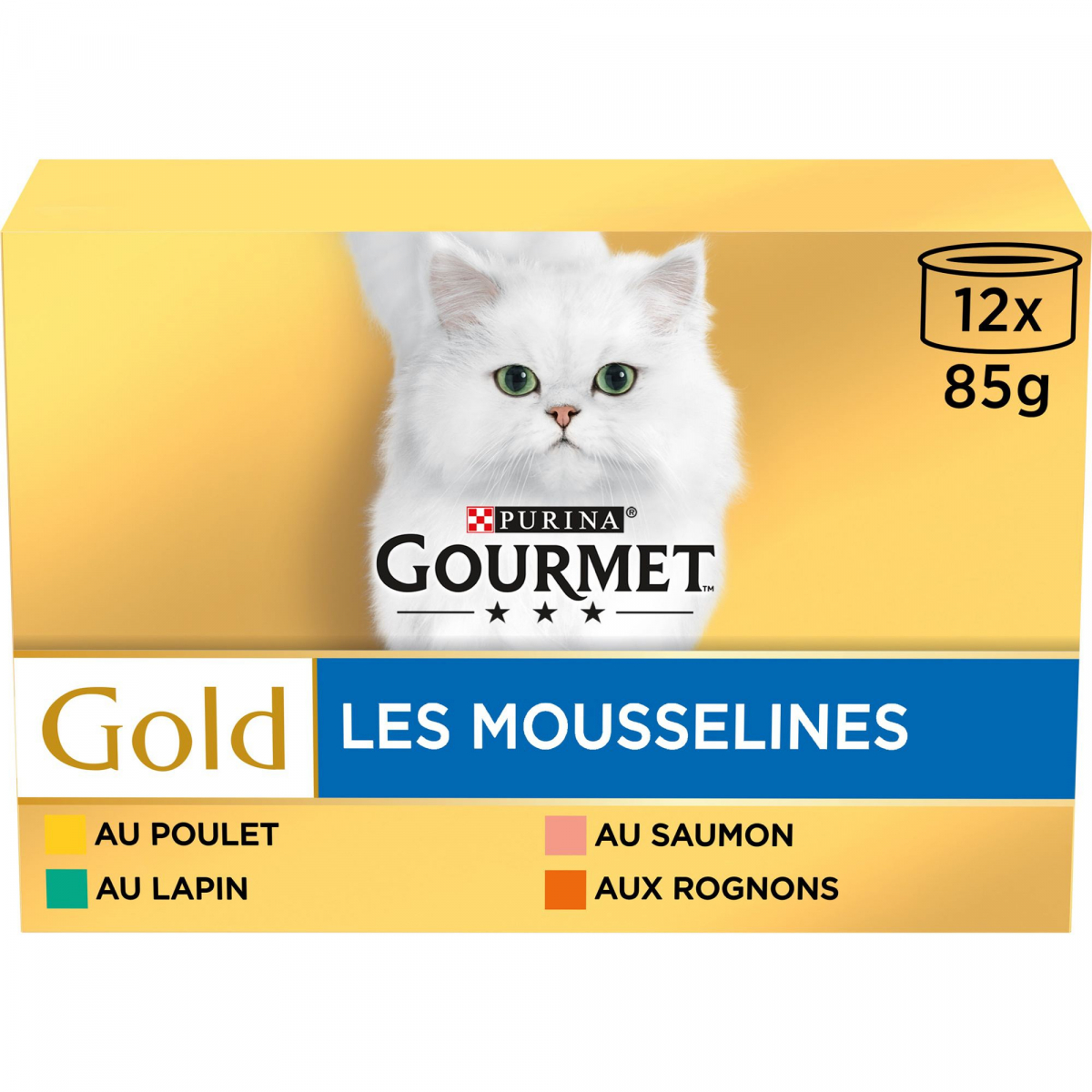 GOURMET GOLD Les Mousselines comida húmeda para gatos