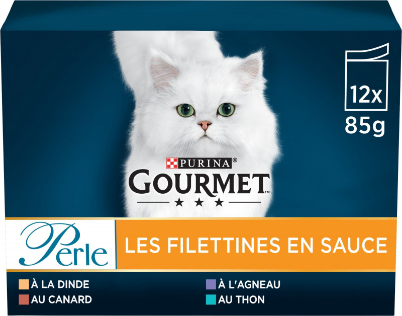 GOURMET Perle Les Filettines - 2 saveurs au choix - 12x85g