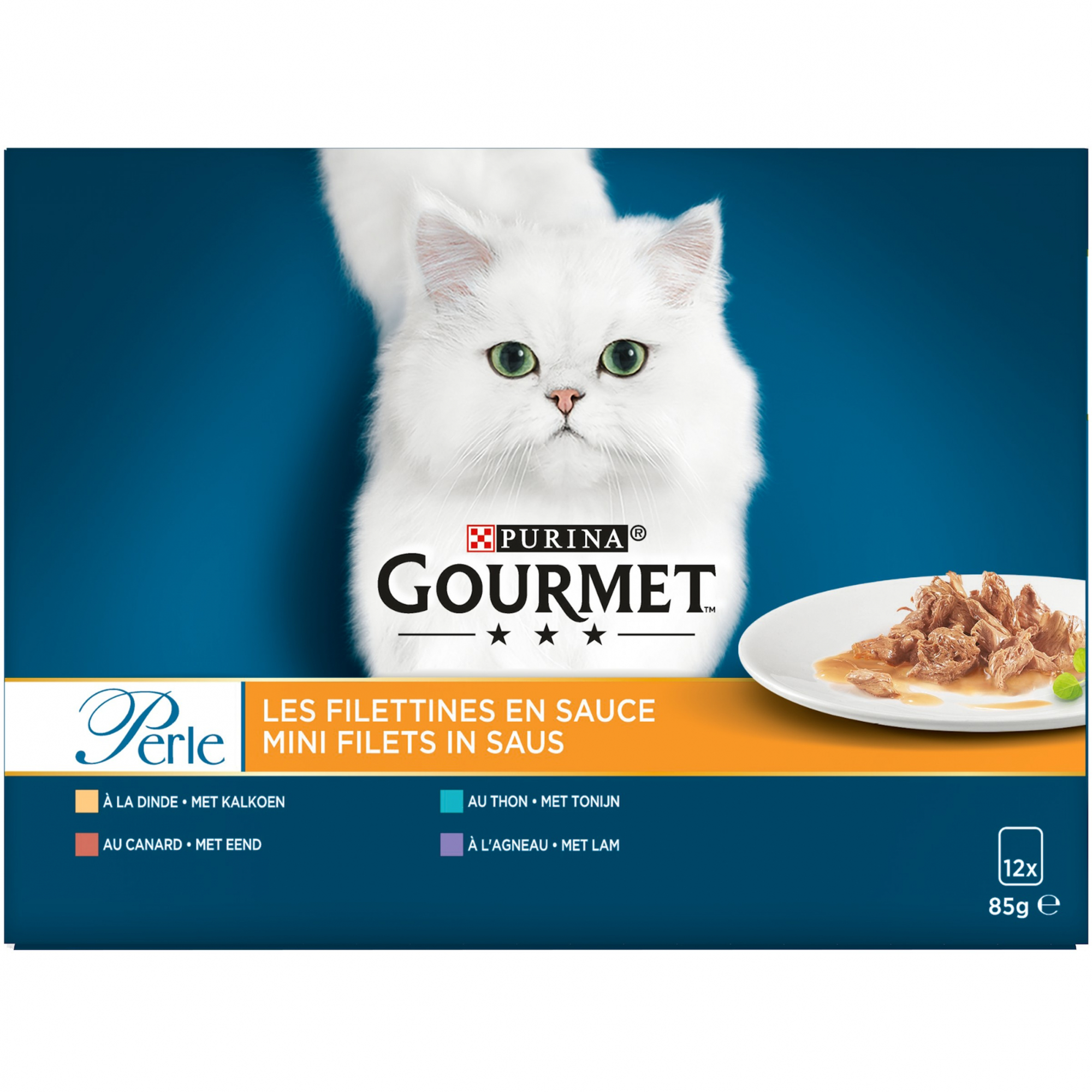 GOURMET Perle Les Filettines - 2 sabores a escolha - 12x85g