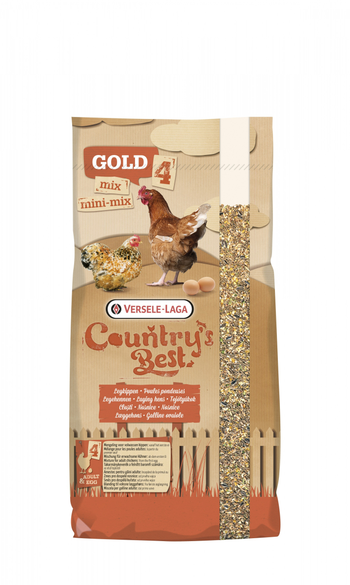 Gold 4 Mix Country's Best Mezcla de cerealescon gránulos para poner huevos