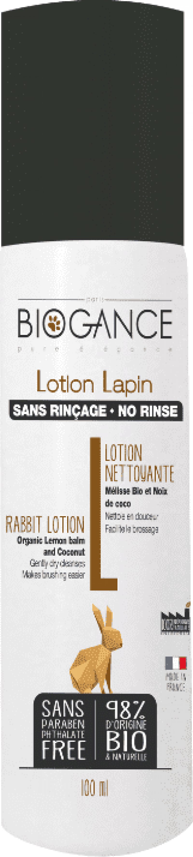 Biogance Lotion naturelle nettoyante pour lapin