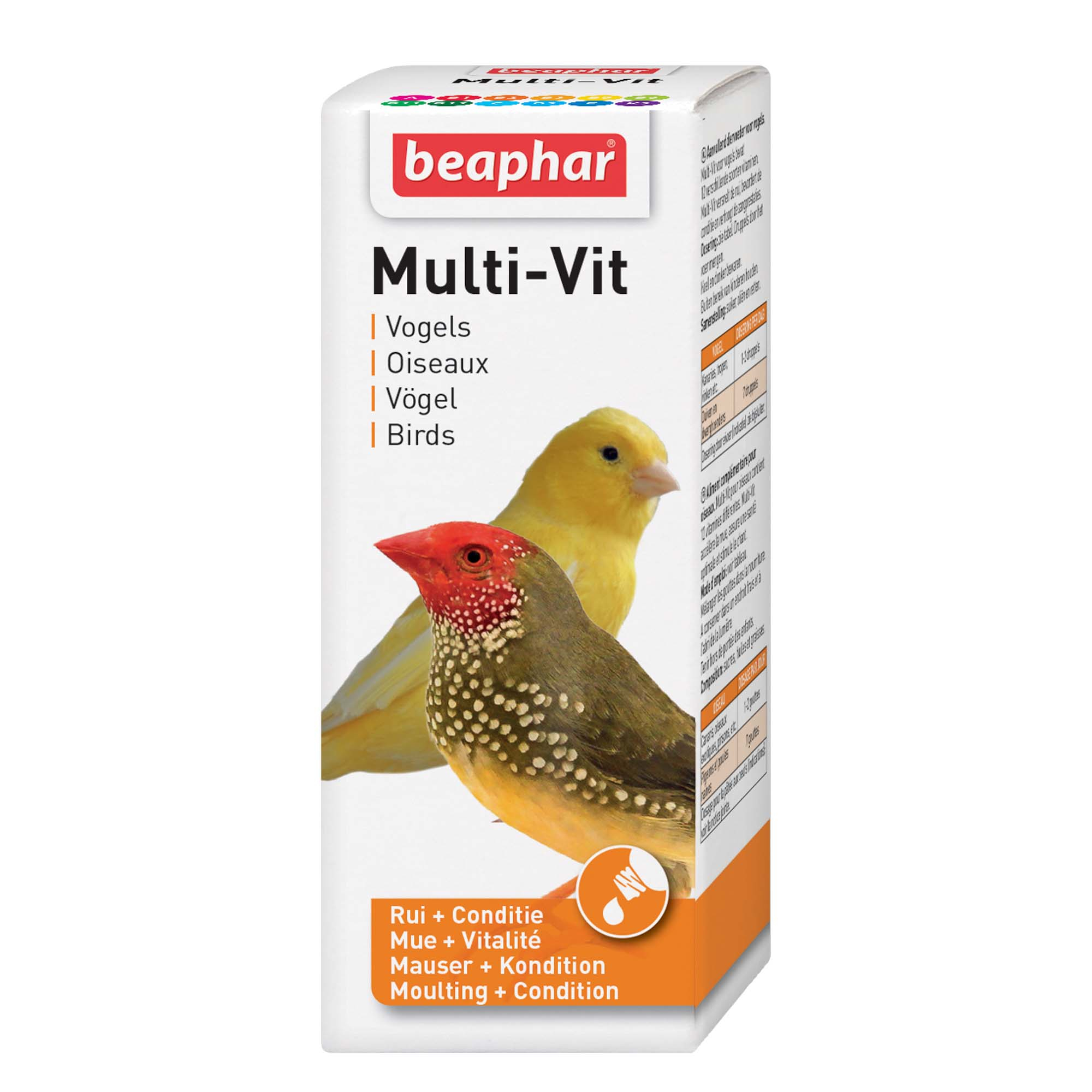 Multi-vit, vitaminas para pássaros