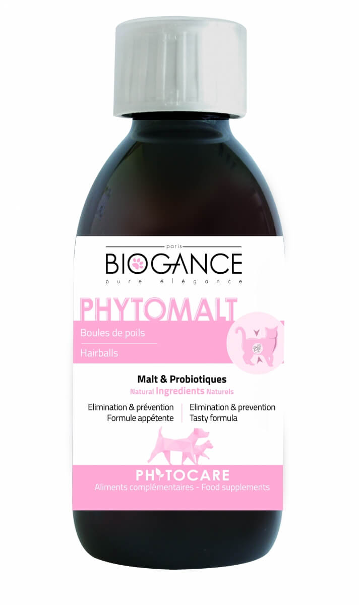 Complemento alimentario Phytomalt: Bolas de pelo