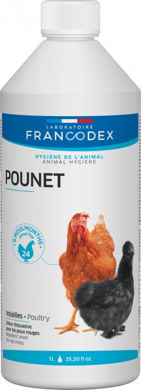 Francodex Pounet natuurlijk poeder voor gevogelte en legkippen
