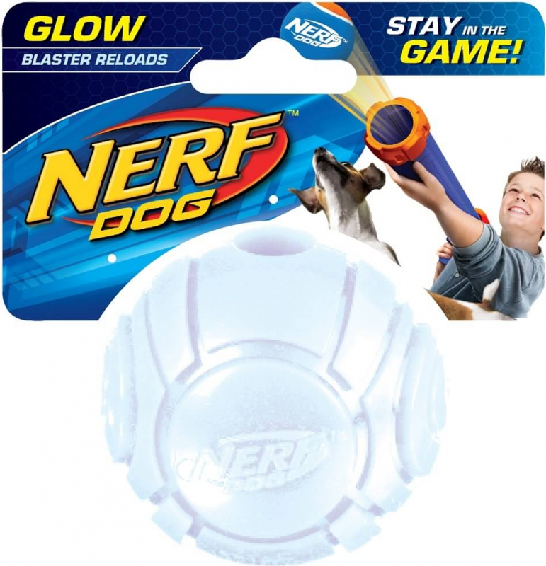 Balle pour chien Nerf - Tennis Blaster Fluo