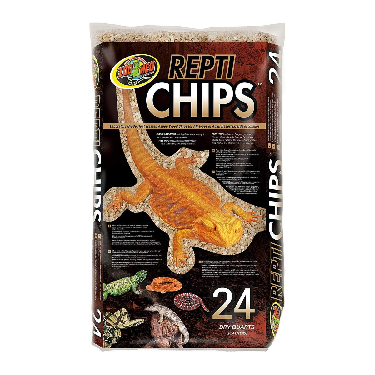 Repti Chips sustrato para reptiles
