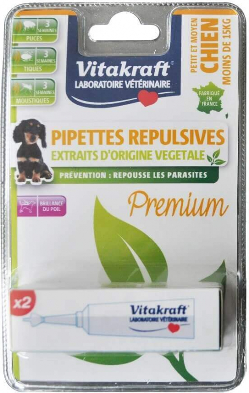Pipettes Premium Insectifuges chien