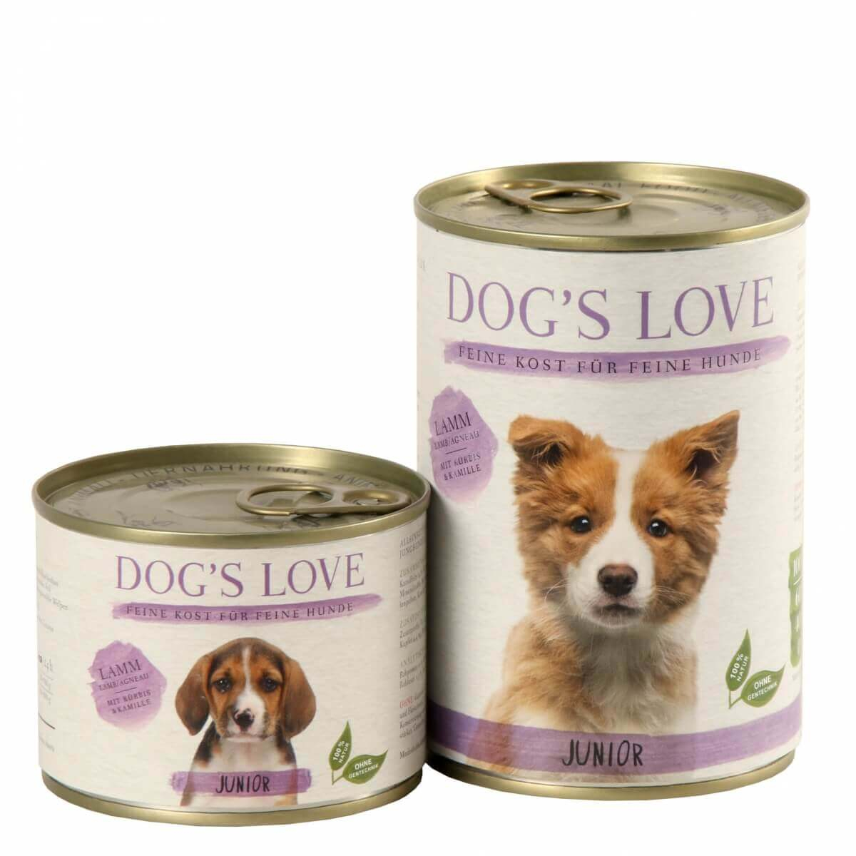 Patê cordeiro DOG'S LOVE para cachorros e junior