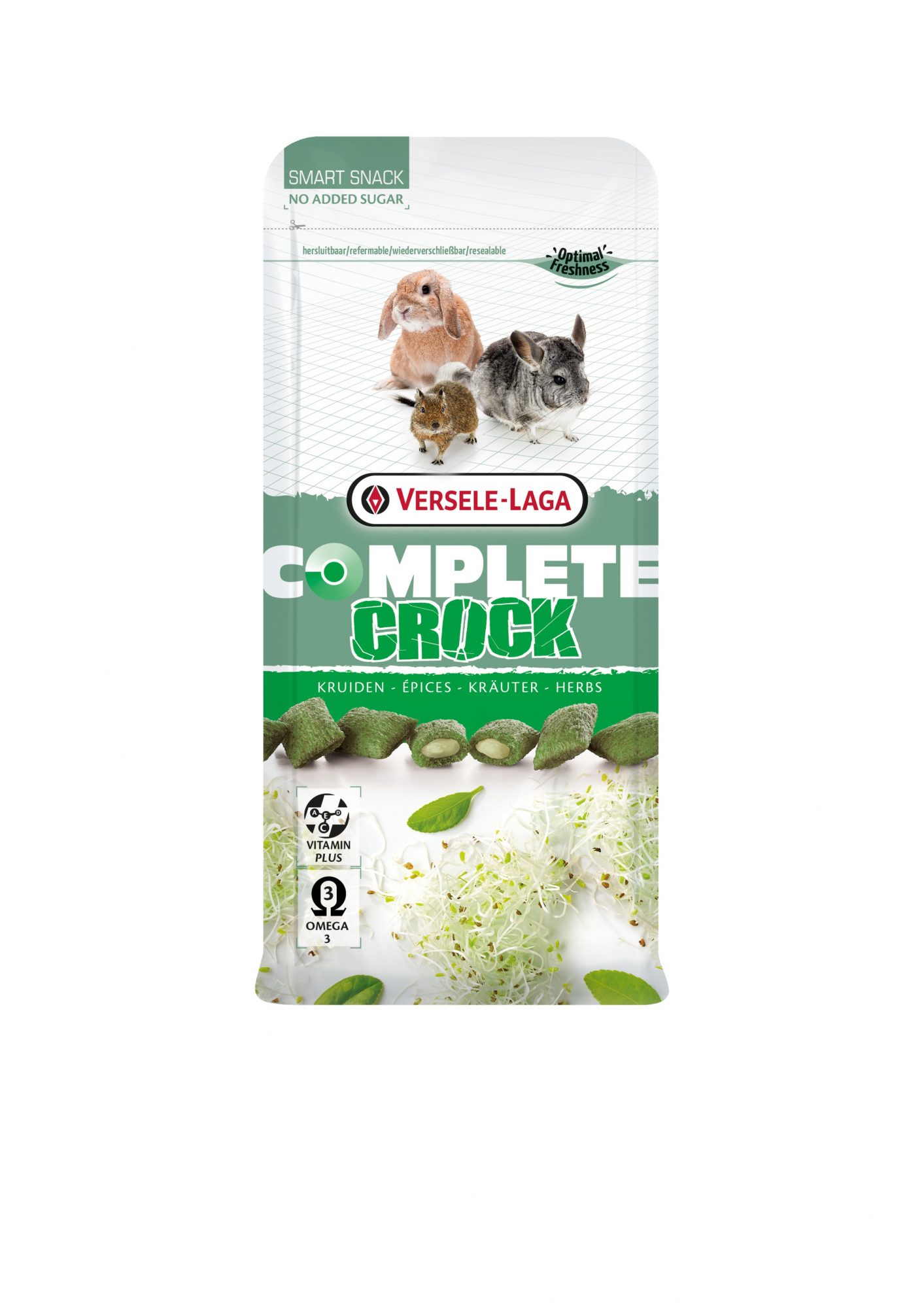 Versele Laga lanche Complete Crock Herbs para redores e coelhos