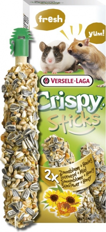 Versele Laga Crispy Sticks Gerbilles et Souris Tournesol & Miel 