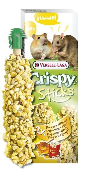 Versele Laga Crispy Sticks Popcorn & Honing voor hamsters en ratten