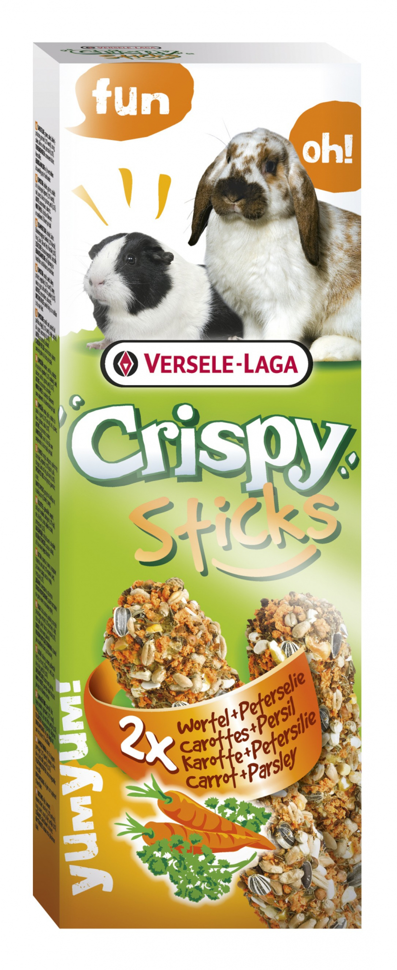 Versele Laga Crispy Sticks Coelhos e porquinhos-da-índia
