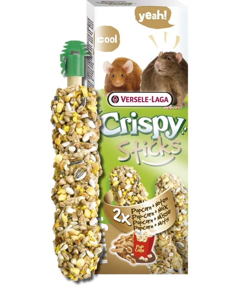 Versele Laga Crispy Sticks Popcorn & Noten voor muizen en ratten